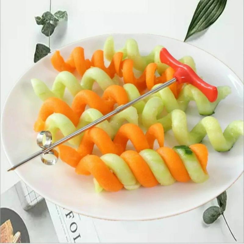 Spiral Vegetable Knife: Potato, Carrot, Cucumber Chopper & Cutter | Vegetable Cutters & Choppers Kitchen & Dining Vegetable Cutters & Choppers