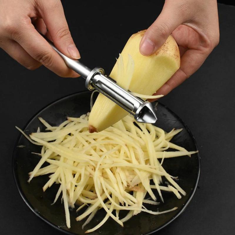 Stainless steel Multifunctional Veggie Peeler | Vegetable Cutters & Choppers Kitchen & Dining Vegetable Cutters & Choppers