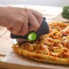 Stainless Steel Round Wheel Pizza Cutting Knife | Pizza Slicer Kitchen & Dining Pizza Slicer