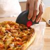 Stainless Steel Round Wheel Pizza Cutting Knife | Pizza Slicer Kitchen & Dining Pizza Slicer