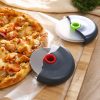 Stainless Steel Round Wheel Pizza Cutting Knife | Pizza Slicer Kitchen & Dining Pizza Slicer