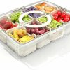 Travel Snack Box Multi-purpose Food Organizer and Storage Container for Charcuterie Veggie Fruit | Kitchen Organizers Kitchen & Dining Kitchen Organizers