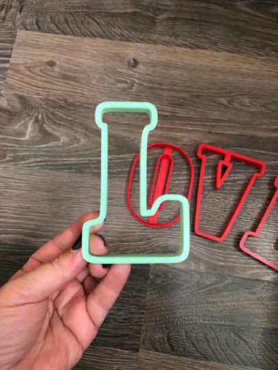 Valentine’s day Custom stamp cookie cutters for cake topper gingerbread decor ugar cookies polimer clay silicone mold | Cookie Cutters Cookie Cutters Cookie Cutters