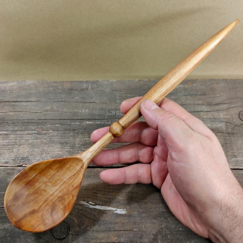 Wooden spoon from natural birch wood for cooking or serving | Wooden Utensils Kitchen & Dining Wooden Utensils