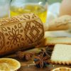 Engraved wooden rolling pin Embossed dough roller Carved molds with flowers pattern Sugar cookies Springerle biscuit | Wooden Utensils Kitchen & Dining Wooden Utensils