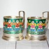 Vintage Cup Holder Tea,Vintage podstakannik set of 2 Soviet aluminum rare antiqu | Teapots & Tea Sets Kitchen & Dining Teapots & Tea Sets